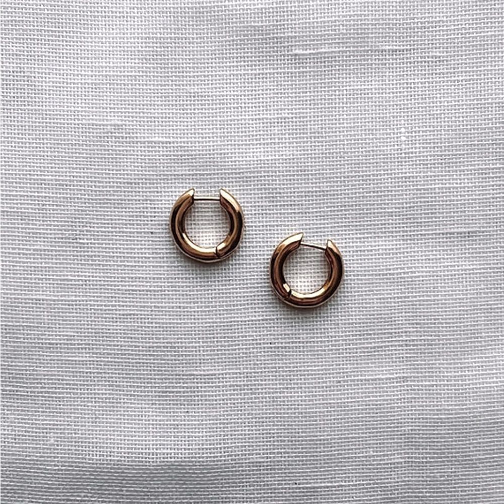 NEW Gold-Plated Chunky Huggies